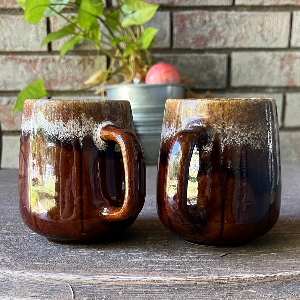 Rustic Brown Ceramic Mugs